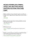 MCOLES&lowbar;LICENSING&lowbar;2026&lowbar;CRIMINAL&lowbar;JUSTICE&lowbar;LAWS&lowbar;AND&lowbar;ETHICS&lowbar;MODULE&lowbar;QUESTIONS