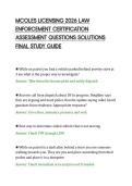 MCOLES&lowbar;LICENSING&lowbar;2026&lowbar;LAW&lowbar;ENFORCEMENT&lowbar;CERTIFICATION&lowbar;ASSESSMENT&lowbar;QUESTIONS