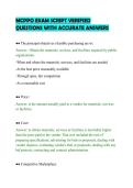 MCPPO EXAM SCRIPT VERIFIED QUESTIONS WITH ACCURATE ANSWERS&period;pdf&NewLine;&NewLine;