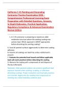 California C-33 Painting and Decorating &NewLine;Contractor Practice Examination 2026 &ndash; &NewLine;Comprehensive Professional Licensing Exam &NewLine;Preparation with Detailed Questions&comma; Answers&comma; &NewLine;In-Depth Rationales&comma; Practical Application&comma; &NewLine;Regulatory Compliance & Advanced E