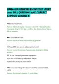CINTAS SSR COMPREHENSIVE TEST SCRIPT&NewLine;2026 FULL QUESTIONS AND CORRECT&NewLine;ANSWERS GRADED A&plus;