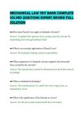 MECHANICAL LAW TEST BANK COMPLETE SOLVED QUESTIONS EXPERT REVIEW FULL SOLUTION-compressed&period;pdf&NewLine;&NewLine;