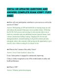 CINTAS SSR UPDATED QUESTIONS AND&NewLine;ANSWERS COMPLETE EXAM SCRIPT STUDY&NewLine;SHEET&NewLine;