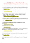 &Acy;&Rcy;&IEcy;A 3P Predictor Exam &lpar;Best Predictor Exam for 2026-2027 &lpar;Q-BANK with 350 Exam Questions and Correct Answers A&plus;&rpar;