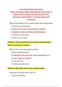 Arizona Municipal Public Safety Telecommunicator Advanced Certification Exam with 70 Questions and Answers &lbrack;Verified Answers&rsqb; Plus Rationales Latest 2026&sol;27 &vert; Qs & Ans Instant Pdf Download