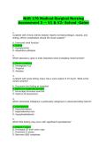 NUR 170 Medical-Surgical Nursing Assessment 3 &mdash; V1 & V2- Solved -Galen&NewLine;&NewLine;