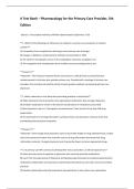 est Bank &ndash; Pharmacology for the Primary Care Pr&NewLine;