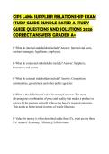 CIPS L4M6 SUPPLIER RELATIONSHIP EXAM&NewLine;STUDY GUIDE BUNDLE RATED A STUDY&NewLine;GUIDE QUESTIONS AND SOLUTIONS 2026&NewLine;CORRECT ANSWERS GRADED A&plus;