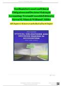 Test Bank For Ethical Obligations and Decision-Making in Accounting Text and Cases 6th Edition By Steven Mintz&vert; 9781265059613&vert; All Chapters 1-10&vert;LATEST &vert;