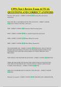 CPPA Test 1 Review Exam ACTUAL &NewLine;QUESTIONS AND CORRECT ANSWERS