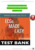 TEST BANK For ECGs Made Easy&comma; 7th Edition by Barbara J Aehlert&comma; All Chapters 1 - 10