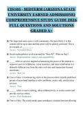 CIS105 - MIDTERM &lpar;ARIZONA STATE&NewLine;UNIVERSITY EARNED ADMISSIONS&rpar;&NewLine;COMPREHENSIVE STUDY GUIDE 2026&NewLine;FULL QUESTIONS AND SOLUTIONS&NewLine;GRADED A&plus;&NewLine;