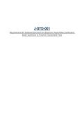 J-STD-001&NewLine;Requirements for Soldered Electrical and Electronic Assemblies Certification Exam Questions & Answers&vert; Guaranteed Pass&NewLine;