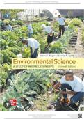 Test Bank For Environmental Science&colon; A Study of Interrelationships&comma; 16th Edition &lpar;Enger&comma; &comma; Chapter 1-20 &vert;&vert;Complete A&plus; Guide