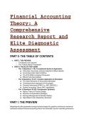 2026&sol;2027 Financial Accounting Theory&colon; S-Tier Test Bank & Elite Research Report &lpar;Q&A&comma; IFRS&sol;FASB&comma; PAT&rpar;