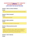 ADJUSTER PRO-INSURANCE ADJUSTER - EXAMINATION&NewLine;COMPLETE&NewLine;QUESTIONS AND DETAILED SOLUTIONS&NewLine;LATEST UPDATE THIS YEAR JUST RELEASED