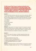 UTA NURS 5334 Advanced Pharmacology Master Pack &vert; Final Exam & Quizzes Practice Questions with Verified Answers & Rationales &lpar;2026&sol;2027&rpar;