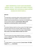 ARMY AEROMEDICAL STUDY GUIDE 2026 NEWEST VERSION ACTUAL QUESTION AND CORRECT DETAILED VERIFIED ANSWERS WITH RATIONALES FROM VERIFIED&period;2026&sol;2027 FREQUENTLY MOST TESTED Q&A FROM PAST PAPERS &ndash; MOST EXPECTED IN EXAM &ndash; MUST KNOW BEFORE EXAM&NewLine;&NewLine;SOURCES BY EXPERT