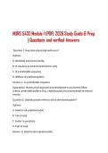 NURS 5432 Module 1 &lpar;PDF&rpar; 2026 Study Guide & Prep &NewLine;&vert; Questions and verified Answers &NewLine;