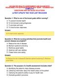 ADVANCED HEALTH ASSESSMENT AND DIAGNOSTIC&NewLine;REASONING 4TH EDITION RHOADS TEST BANK - EXAMINATION&NewLine;COMPLETE&NewLine;QUESTIONS AND DETAILED SOLUTIONS&NewLine;LATEST UPDATE THIS YEAR JUST RELEASED