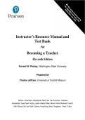 Solutions for Becoming a Teacher 11th Edition by Forrest Parkay