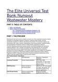 2026&sol;2027 S-Tier Universal Test Bank&colon; Nunavut Wastewater Mastery &vert; WSER&comma; CSA W203&colon;19 & Arctic Sanitary Engineering &lpar;Elite Q&A&rpar;