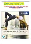      COMPLETE TEST BANK&colon;&NewLine;&NewLine;For Human Anatomy & Physiology 11th Latest Edition Elaine N&period; Marieb&NewLine;By Elaine Marieb &lpar;Author&rpar;&comma; Katja Hoehn &NewLine;Latest Update Graded A&plus;&NewLine;