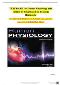 TEST BANK for Human Physiology 16th Edition By Stuart Fox&vert; All Chapters Covered A&plus; GUIDE