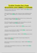 NAADAC Practice Test 1 Exam &NewLine;QUESTIONS AND CORRECT ANSWERS