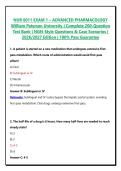 NUR 6011 Exams 1&ndash;3 &ndash; Advanced Pharmacology &lpar;Latest 2026&sol;2027 Update&rpar; Actual Questions & Answers &lpar;William Paterson University&rpar;&NewLine;