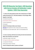 HESI OB Maternity Test Bank &vert; Complete Package Bundle