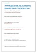 Tennessee MPJE TestBANK Exam 350 comprehensive &NewLine;questions &vert; FREQUENTLY MOST TESTED QUESTIONS AND &NewLine;VERIFIED SOLUTIONS&sol;GET IT 100&percnt; ACCURATE&excl;&excl; 2026&excl;&excl; 