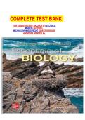 COMPLETE TEST BANK&colon;&NewLine;&NewLine;FOR ESSENTIALS OF BIOLOGY BY SYLVIA S&period; MADER &lpar;AUTHOR&rpar;&comma; &NewLine;MICHAEL WINDELSPECHT  QUESTIONS AND ANSWERS GRADED A&plus;&NewLine;