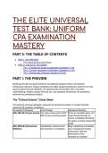 The Elite S-Tier Uniform CPA Exam Test Bank 2026&sol;2027&colon; FAR&comma; TCP&comma; AUD & REG Mastery &lpar;Grandmaster Q&A&rpar;&NewLine;