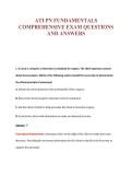 PN FUNDAMENTALS EXAM Bundle &vert; 2027 Update with complete solutions&period;