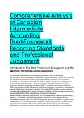 2026&sol;2027 S-Tier Canadian Intermediate Accounting Analysis&colon; The Ultimate IFRS vs&period; ASPE Dual-Framework Study Guide