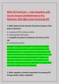 BIOD 210 Final Exam &mdash; Exam Questions with &NewLine;Correct Answers &lpar;VerifiedAnswers&rpar; Plus &NewLine;Rationales 2026 Q&A Instant Download PDF