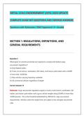 NYS Metal Coil Endorsement Exam Prep 2026&sol;2027 &vert; Practice Questions & Verified Answer Key &vert; Cargo Securement & Working Load Limits &vert; Latest Update