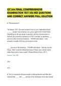 CIT 594 FINAL COMPREHENSIVE&NewLine;EXAMINATION TEST SOLVED QUESTIONS&NewLine;AND CORRECT ANSWERS FULL SOLUTION&NewLine;