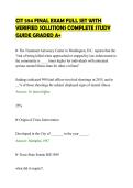 CIT 594 FINAL EXAM FULL SET WITH&NewLine;VERIFIED SOLUTIONS COMPLETE STUDY&NewLine;GUIDE GRADED A&plus;