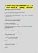Relativity Certified Pro Exam UPDATED &NewLine;QUESTIONS AND CORRECT ANSWERS