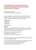 ATI COMPREHENSIVE EXIT EXAM 2026&sol;2027 FREQUENTLY MOST TESTED Q&A FROM PAST PAPERS &ndash; MOST EXPECTED IN EXAM &ndash; MUST KNOW BEFORE EXAM&NewLine;