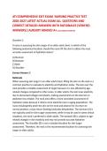 ATI COMPREHESIVE EXIT EXAM NURSING PRACTICE TEST 2026-2027 LATEST ACTUAL EXAM ALL QUESTIONS AND CORRECT DETAILED ANSWERS WITH RATIONALES &lpar;VERIFIED ANSWERS&rpar; &vert;ALREADY GRADED A&plus;&period;&lpar;LOS ANGELES CAMPUS&rpar; &period;2026&sol;2027 FREQUENTLY MOST TESTED Q&A FROM PAST PAPERS &ndash; MO