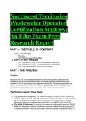 2026&sol;2027 S-Tier NWT Wastewater Operator Certification Mastery&colon; Elite Q&A Test Bank & Regulatory Cheat Sheet