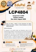 MSL5901 Assignment 2 &lpar;COMPLETE ANSWERS&rpar; 2026 - DUE 15 September 2026