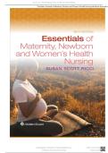 Test Bank&colon; Essentials of Maternity&comma; Newborn&comma; and Women&rsquo;s Health&comma; 6th Edition by Susan Ricci &vert;&vert; Correct Questions & Answers Included