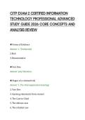 CITP EXAM 2 CERTIFIED INFORMATION&NewLine;TECHNOLOGY PROFESSIONAL ADVANCED&NewLine;STUDY GUIDE 2026 CORE CONCEPTS AND&NewLine;ANALYSIS REVIEW