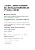 CITP EXAM 2 LEARNING COMPANION&NewLine;2026 TECHNOLOGY FRAMEWORKS AND&NewLine;APPLICATION INSIGHTS&NewLine;