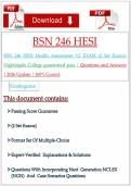BSN 246 HESI Health Assessment V2 EXAM &lpar;2 Set Exams&rpar; Nightingale College guaranteed pass &vert; Questions and Answers &vert; 2026 Update &vert; 100&percnt; Correct&NewLine;