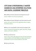 CITP EXAM 5 PROFESSIONAL IT MASTER&NewLine;HANDBOOK 2026 ENTERPRISE SOLUTIONS&NewLine;AND DIGITAL LEADERSHIP PRINCIPLES